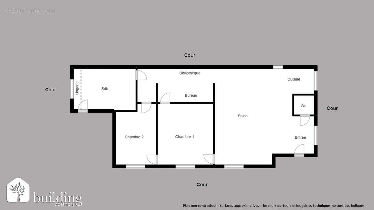 Ternes-Maillot Paris 17ème - Appartement 4 pièces 59,53 m² - photo 2