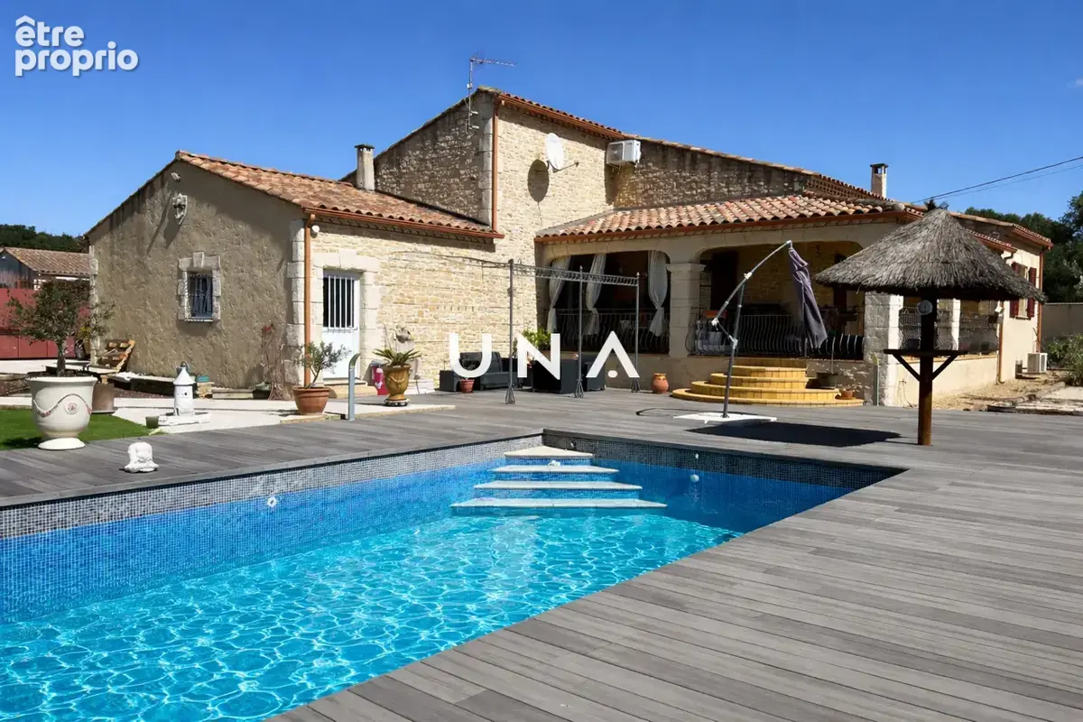 Grande maison avec jardin et piscine a 4 km  d'uzes - photo 1