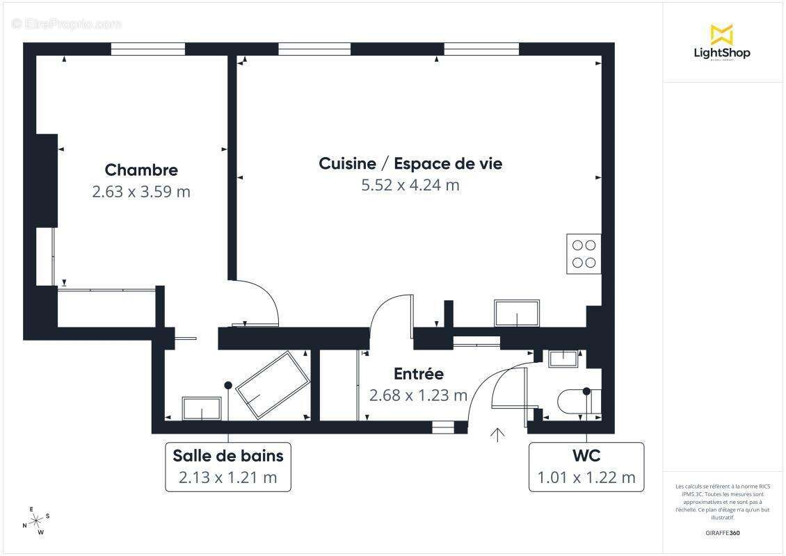 Appartement à PARIS-15E