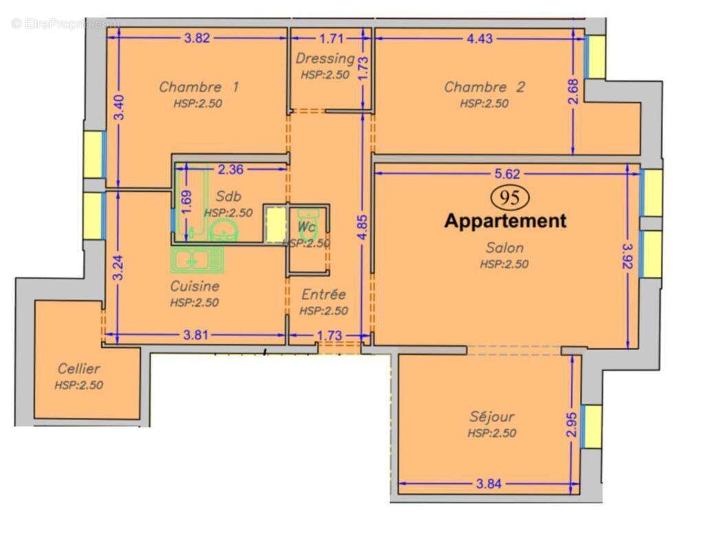 Appartement à REIMS