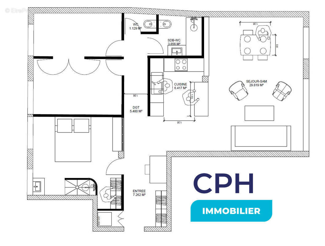 Appartement à PARIS-5E