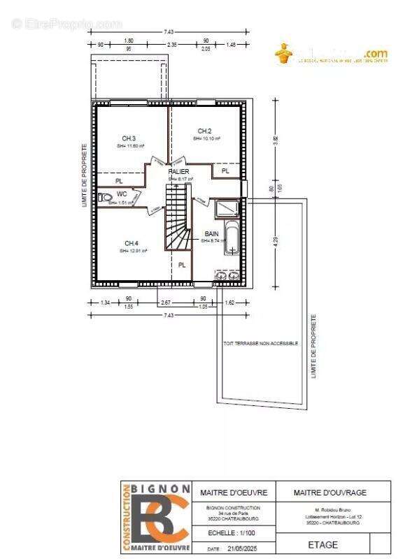 Maison à CHATEAUBOURG