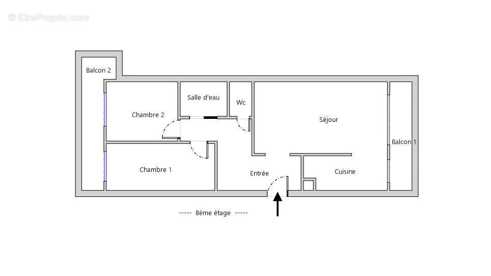 Appartement à PARIS-13E