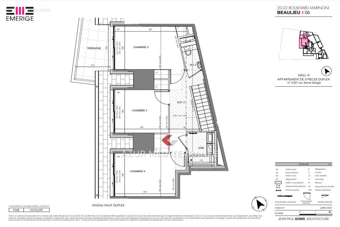Appartement à BEAULIEU-SUR-MER