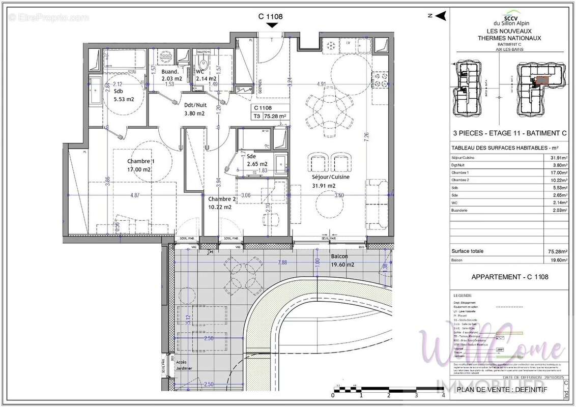 Appartement à AIX-LES-BAINS