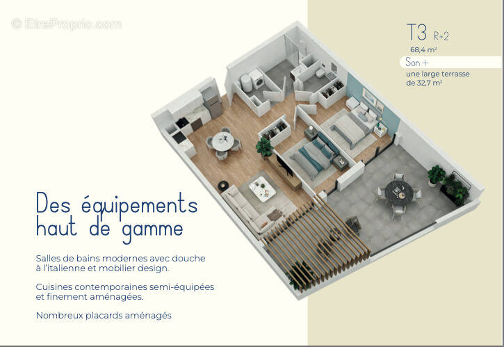 Appartement à SAINT-CYPRIEN