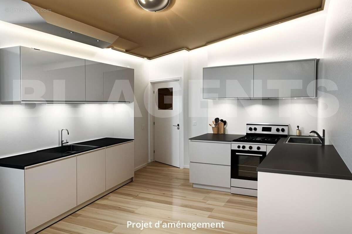 Projet cuisine rouen - Appartement à ROUEN