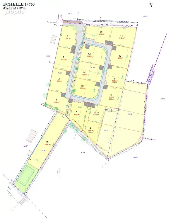Terrain constructible viabilisé vue Pyrénées à Soumoulou - photo 4