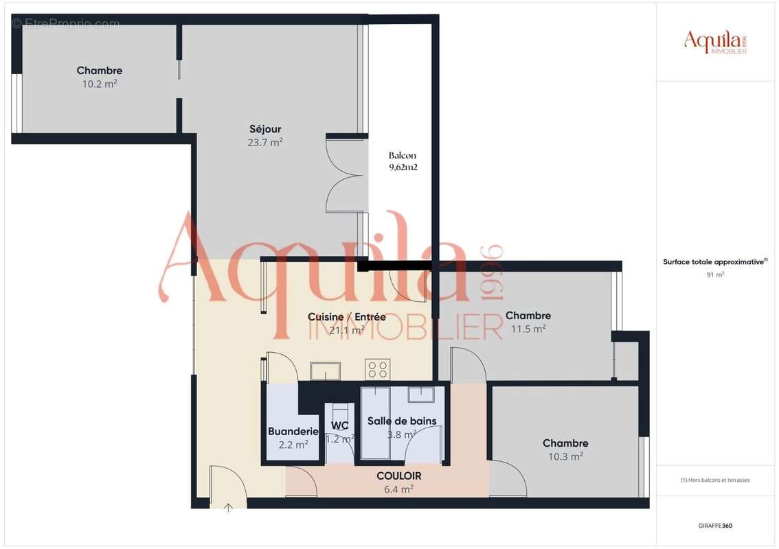 Appartement à VILLEURBANNE