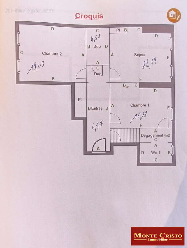 RDC  - Appartement à VERSAILLES