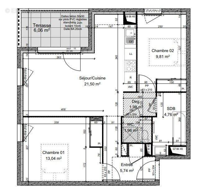 Appartement à SAINT-PRIEST