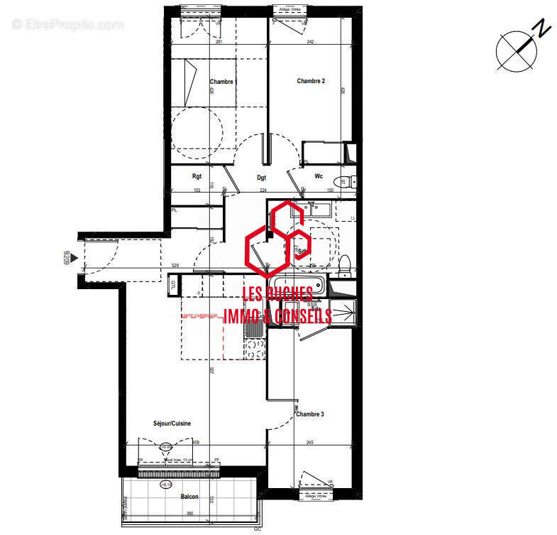 Appartement à MANTES-LA-JOLIE