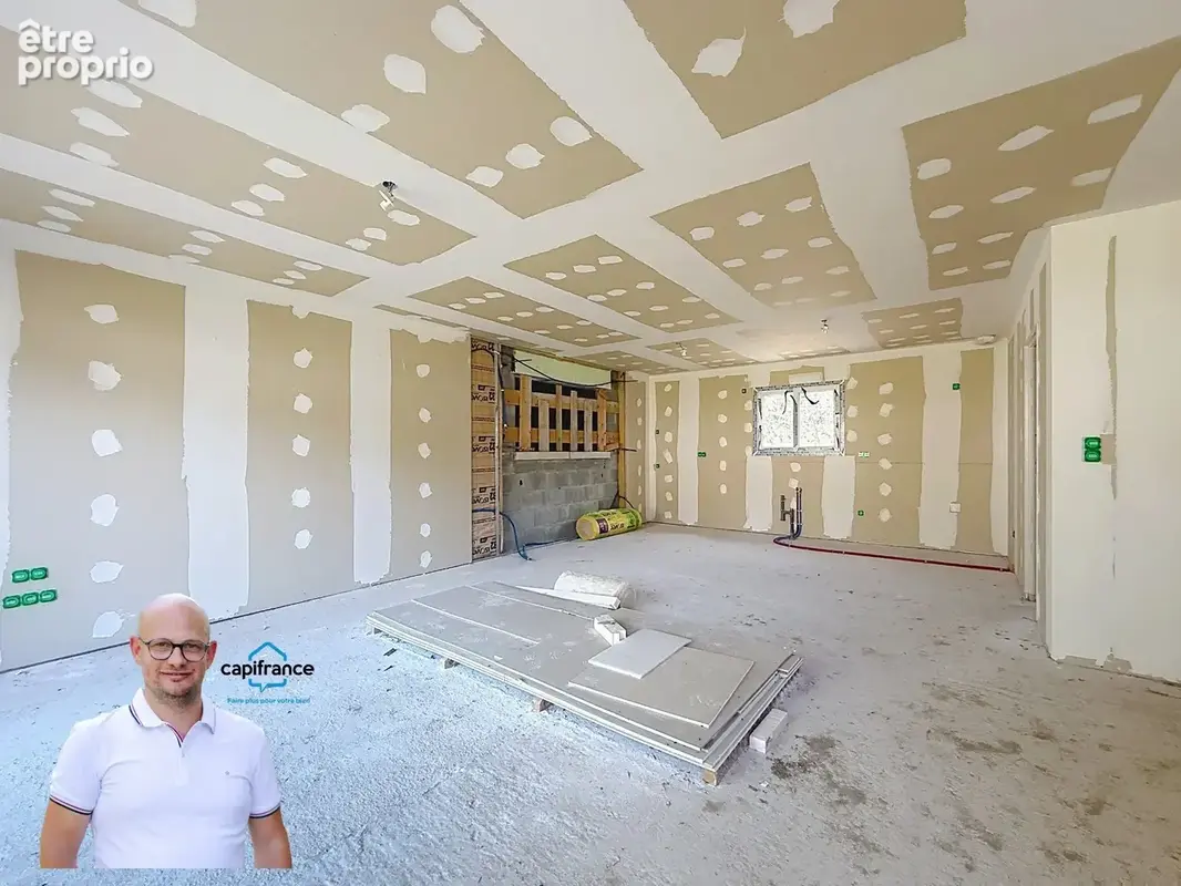 Dpt Isère (38), à vendre LES ABRETS maison P5 de 105,7 m²  - Plain pied A TERMINER - photo 3