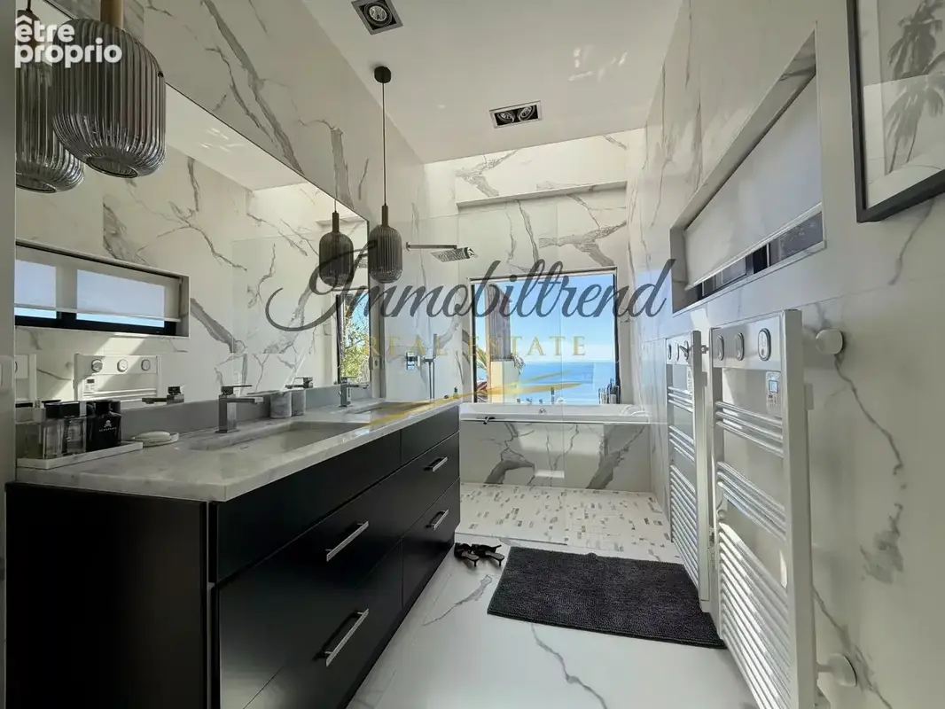 Villa de luxe contemporaine vue mer panoramique – proche monaco – terrasses et piscine - photo 10
