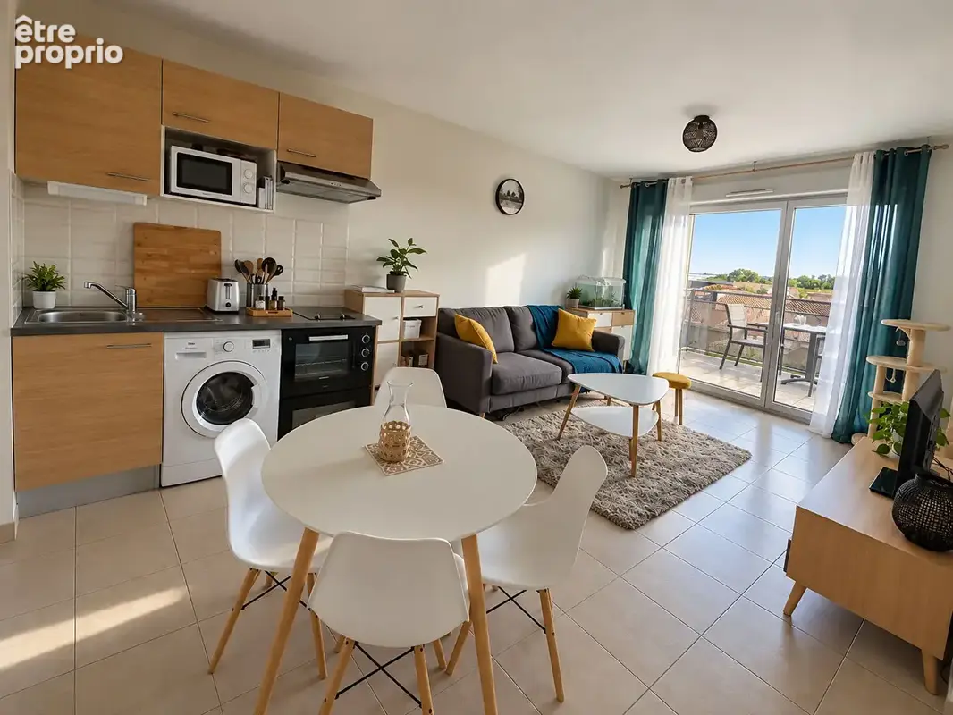 Appartement T2 dernier étage vue Pyrénées - photo 7