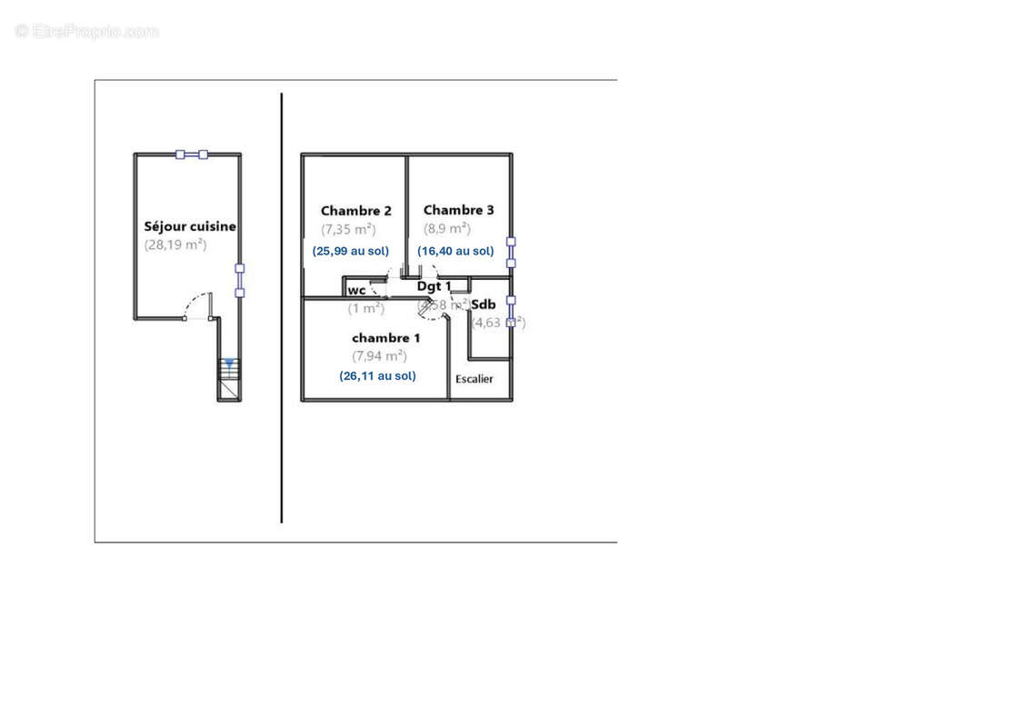 Appartement à VILLEFRANCHE-SUR-SAONE