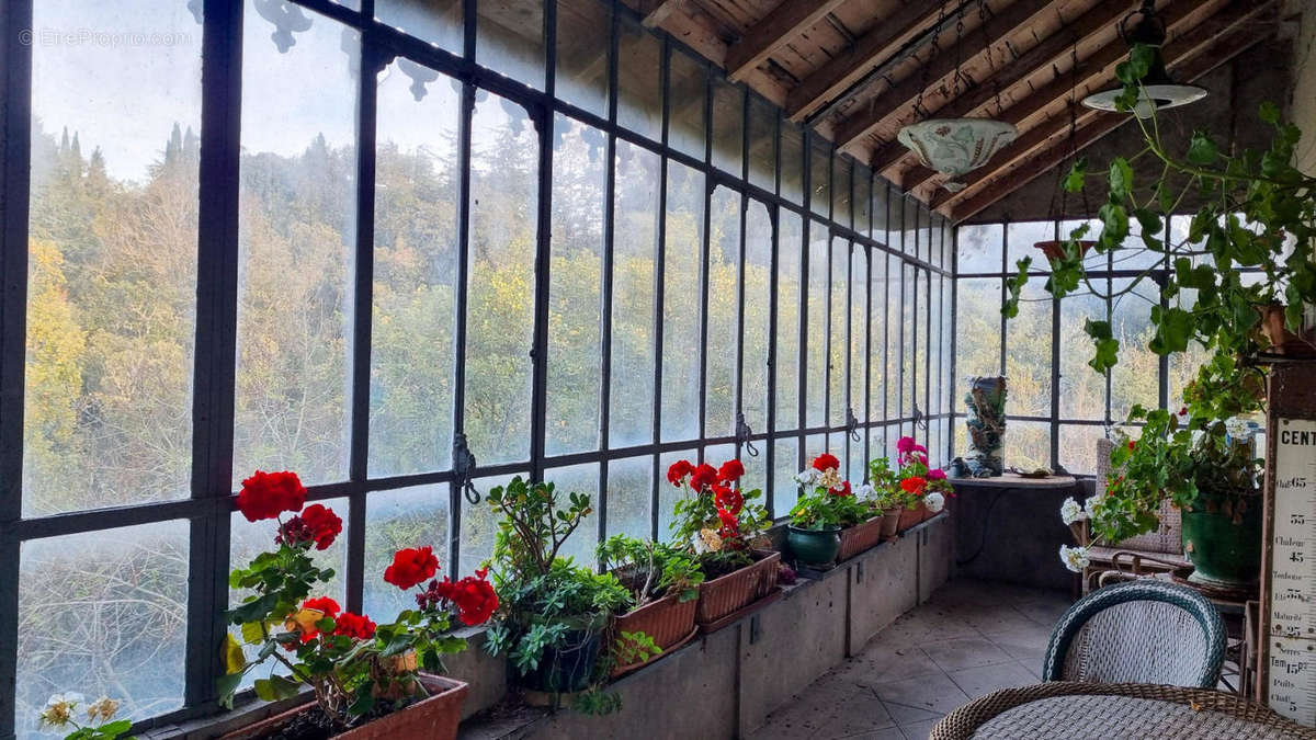 terrasse suspendu - Maison à BROUSSES-ET-VILLARET