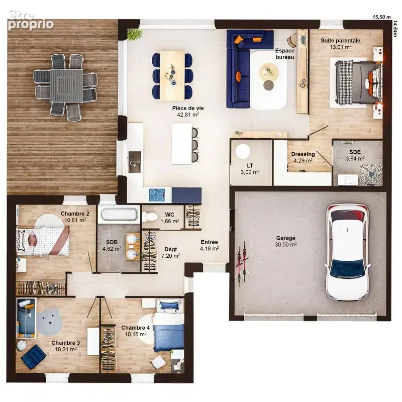 Maison 6 pièces 115 m2 - photo 7