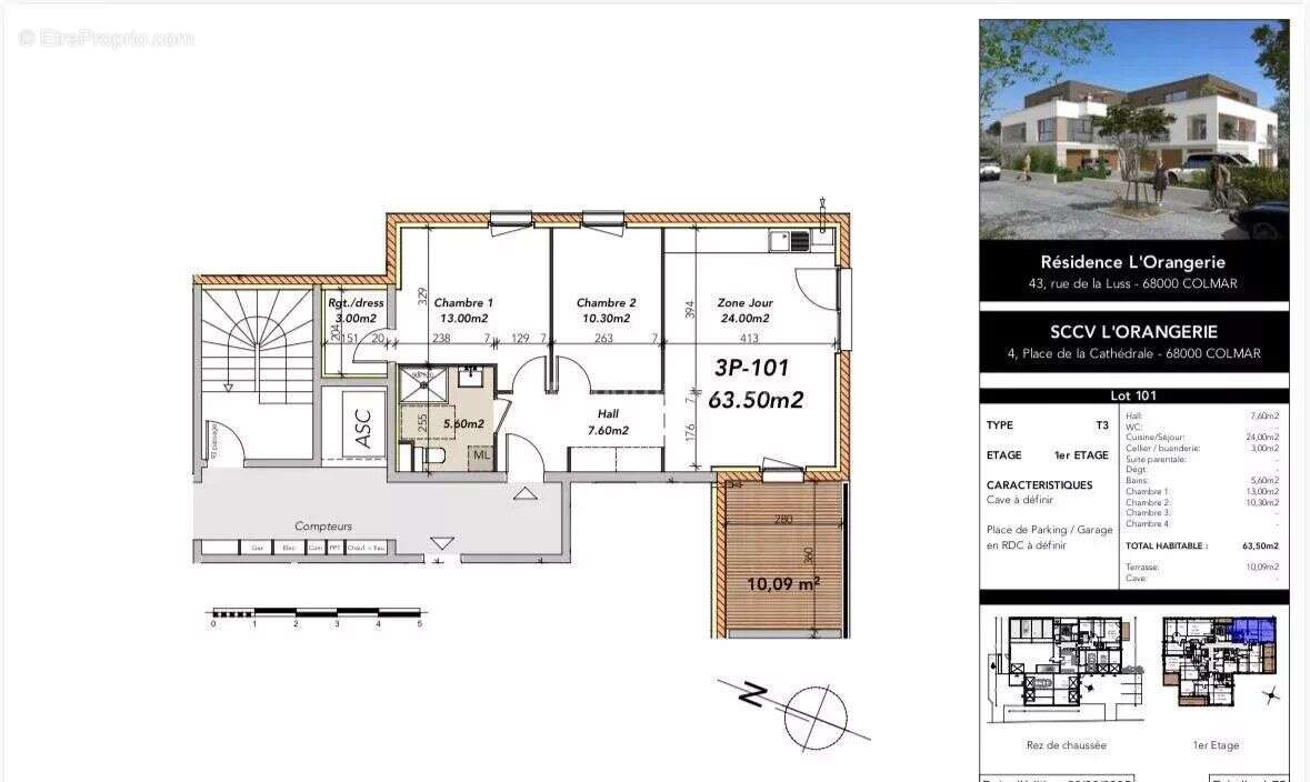 Appartement à COLMAR