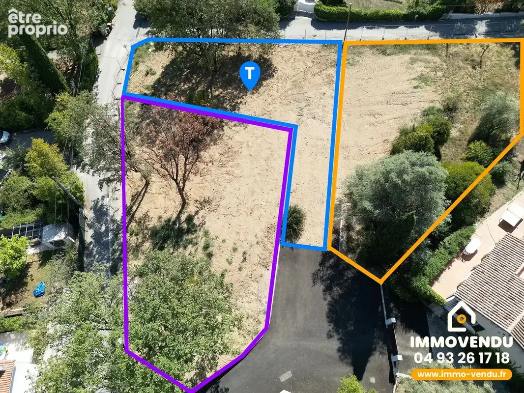 Terrain plat viabilisé 772m² - 115m² constructible - LA GAUDE - photo 2