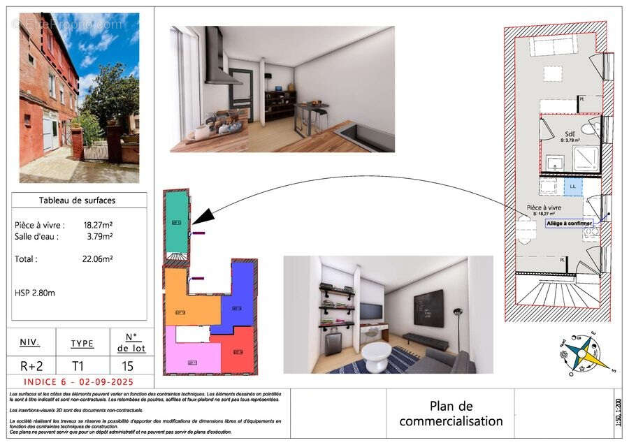 Appartement à TOULOUSE