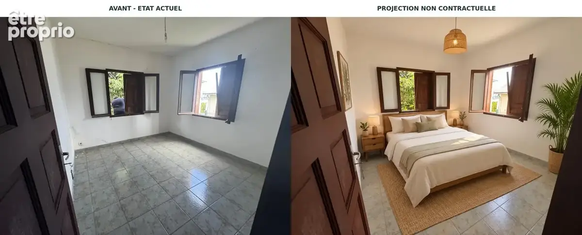 Grand Bois – Maison de plain-pied à rénover sur un terrain de 766 m² - photo 4