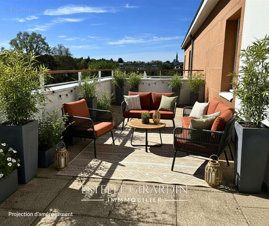 Carquefou Souchais ? Appartement T5 106 m² ? Dernier étage ? 2 terrasses - photo 12