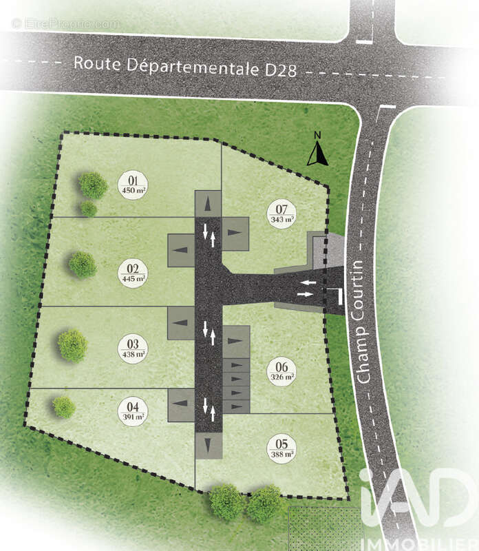 Photo 3 - Terrain à MELESSE