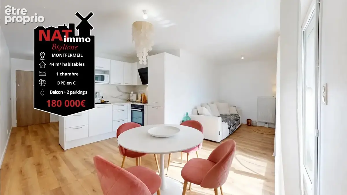 Photo Appartement à Montfermeil au prix de 180 000€