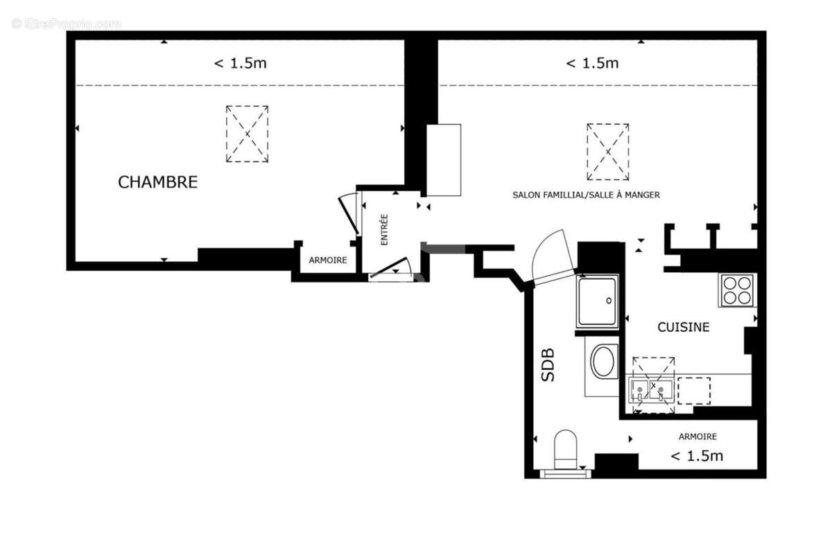 Appartement 54m² à nice - photo 12