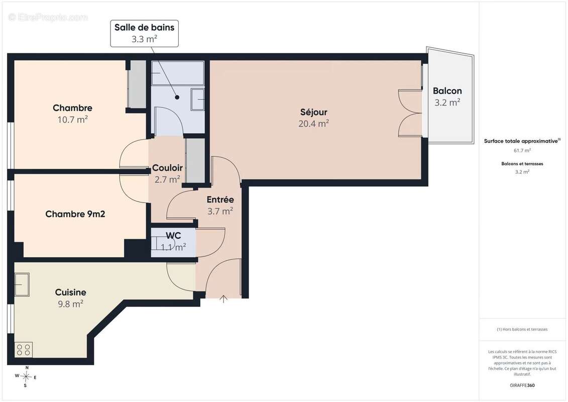 Appartement à NANTES