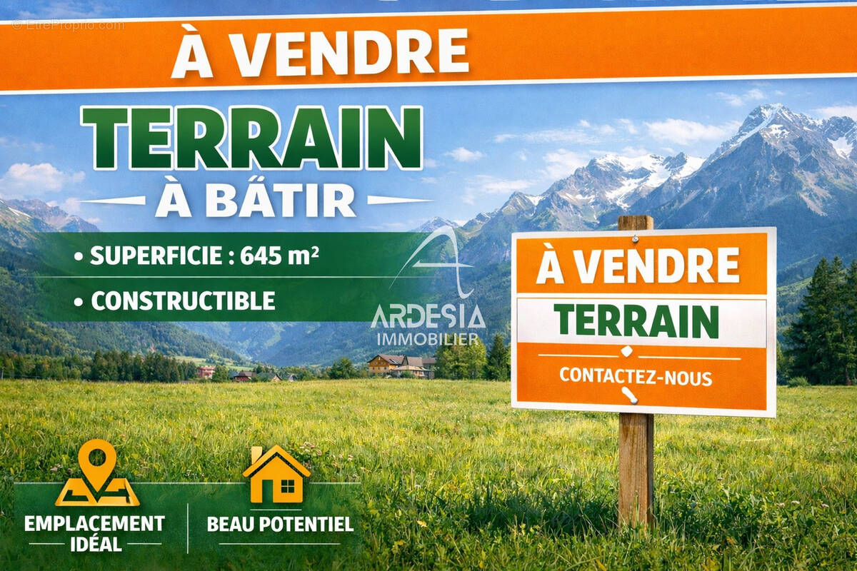 Terrain à SAINT-FRANCOIS-LONGCHAMP
