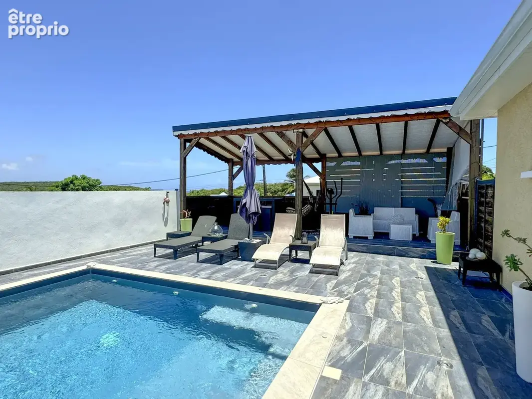 LE MOULE   Villa neuve 2023 avec dépendance, piscine et vue mer - photo 4