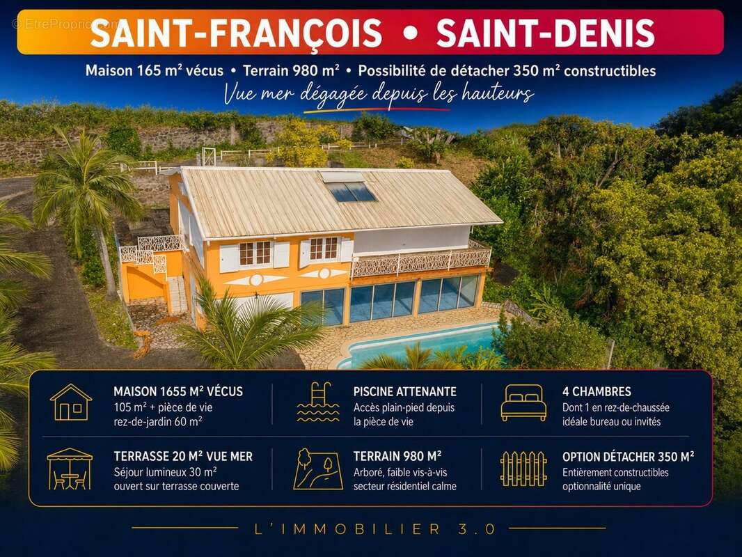 Maison 165 m² à Saint-Denis  - photo 2