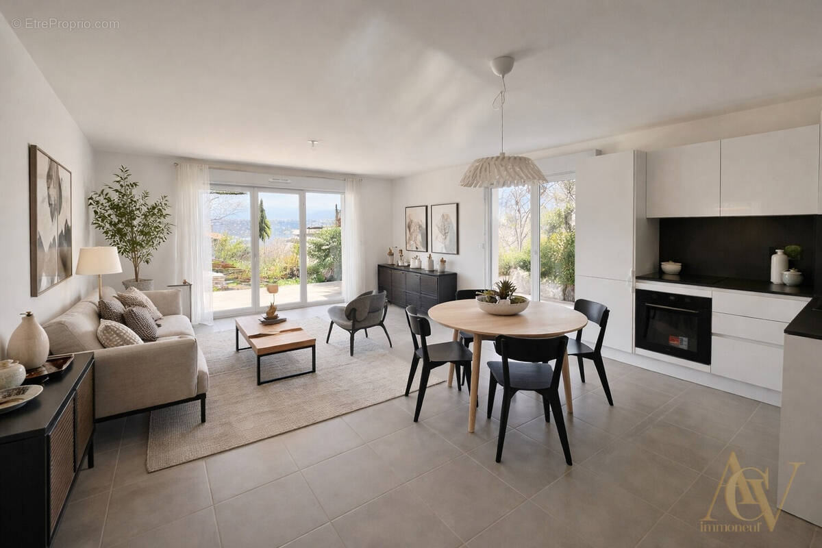 Superbe 3 Pièces jardin vue dégagée NICE 1 - Appartement à NICE