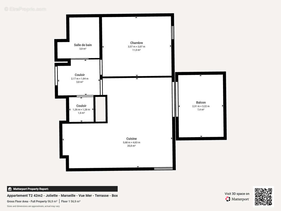 Appartement à MARSEILLE-2E