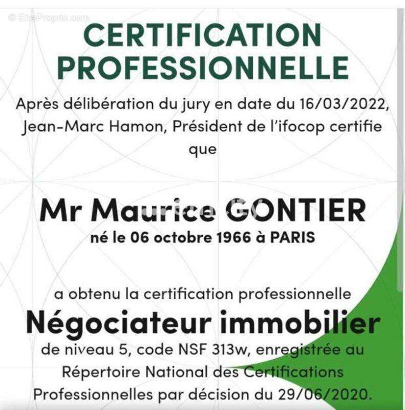 Appartement à ELANCOURT