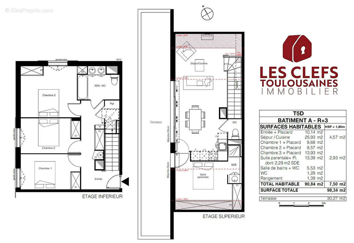 Appartement à QUINT-FONSEGRIVES