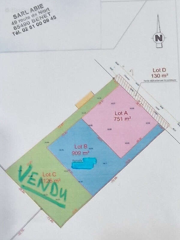 Photo 2 - Terrain à BENET