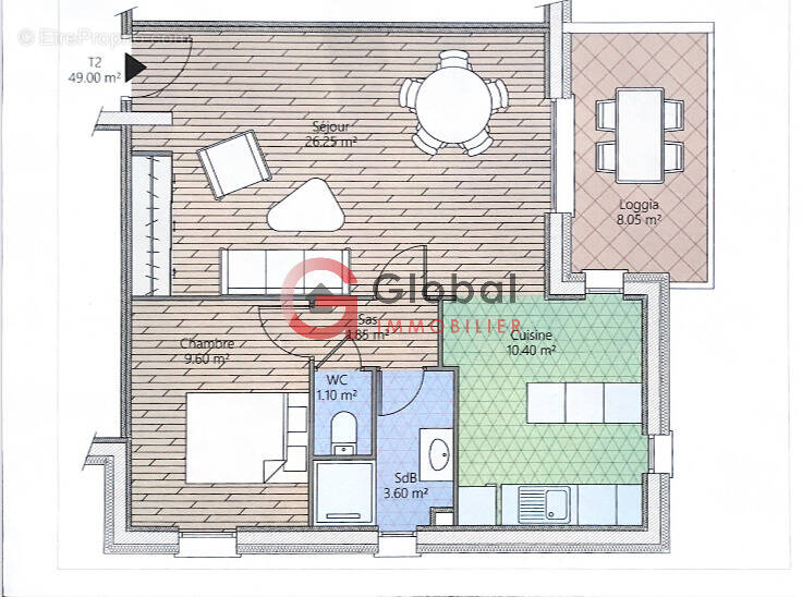 Appartement à MARSEILLE-11E