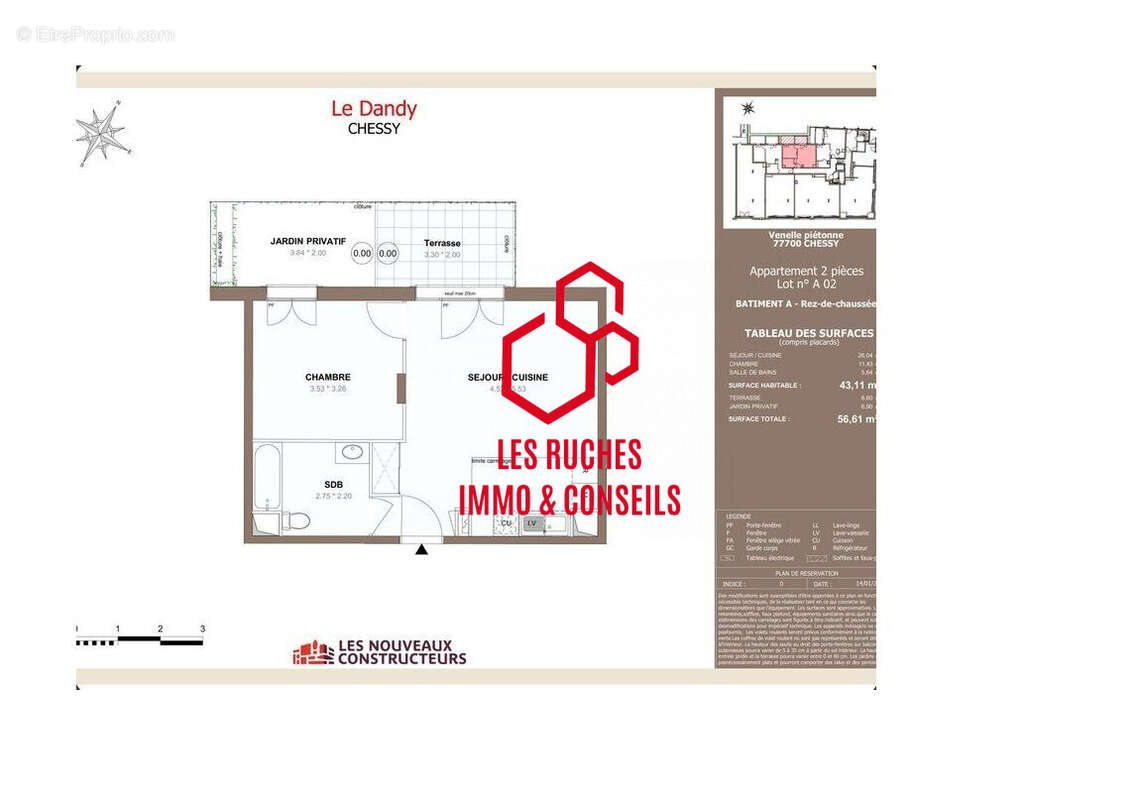 Appartement à CHESSY