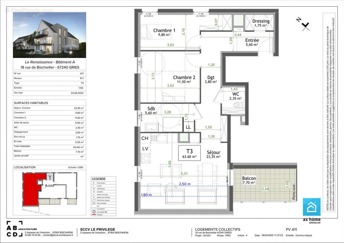 Appartement à GRIES