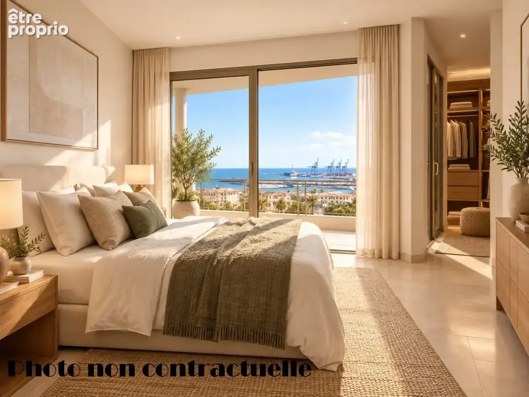 Sète  Zone Est côté Sud  T3 avec vue mer et port - photo 4