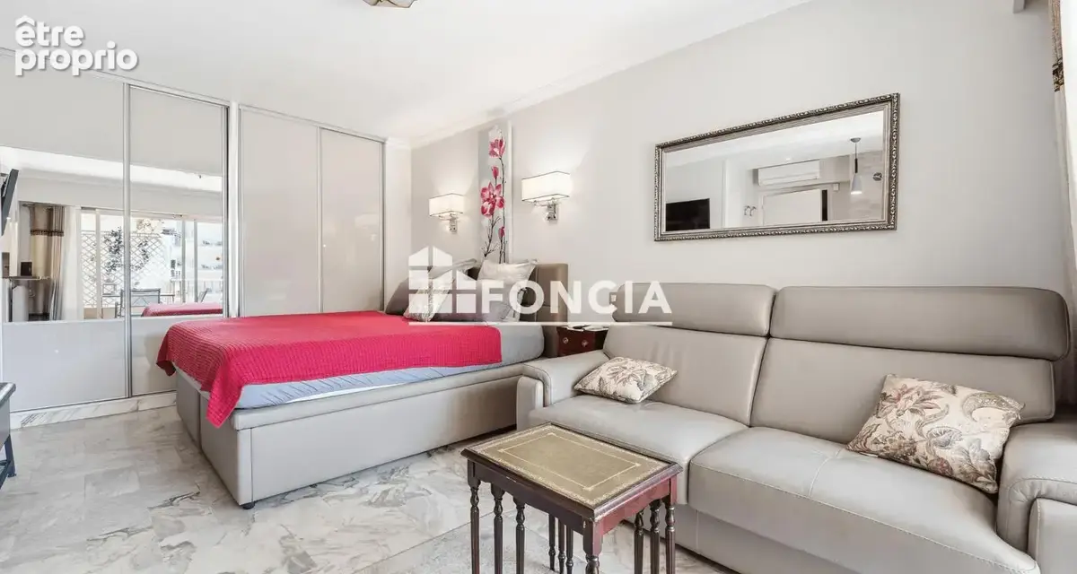 Prox carlton croisette studio 27m2 renové meublé+balcon+cave au calme - photo 6