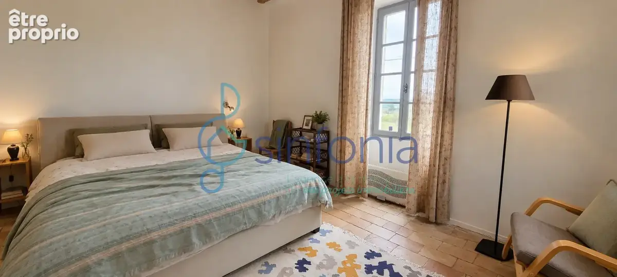 Lussan la lèque  maison en pierre  140 m2 dépendance piscine & tennis - photo 3