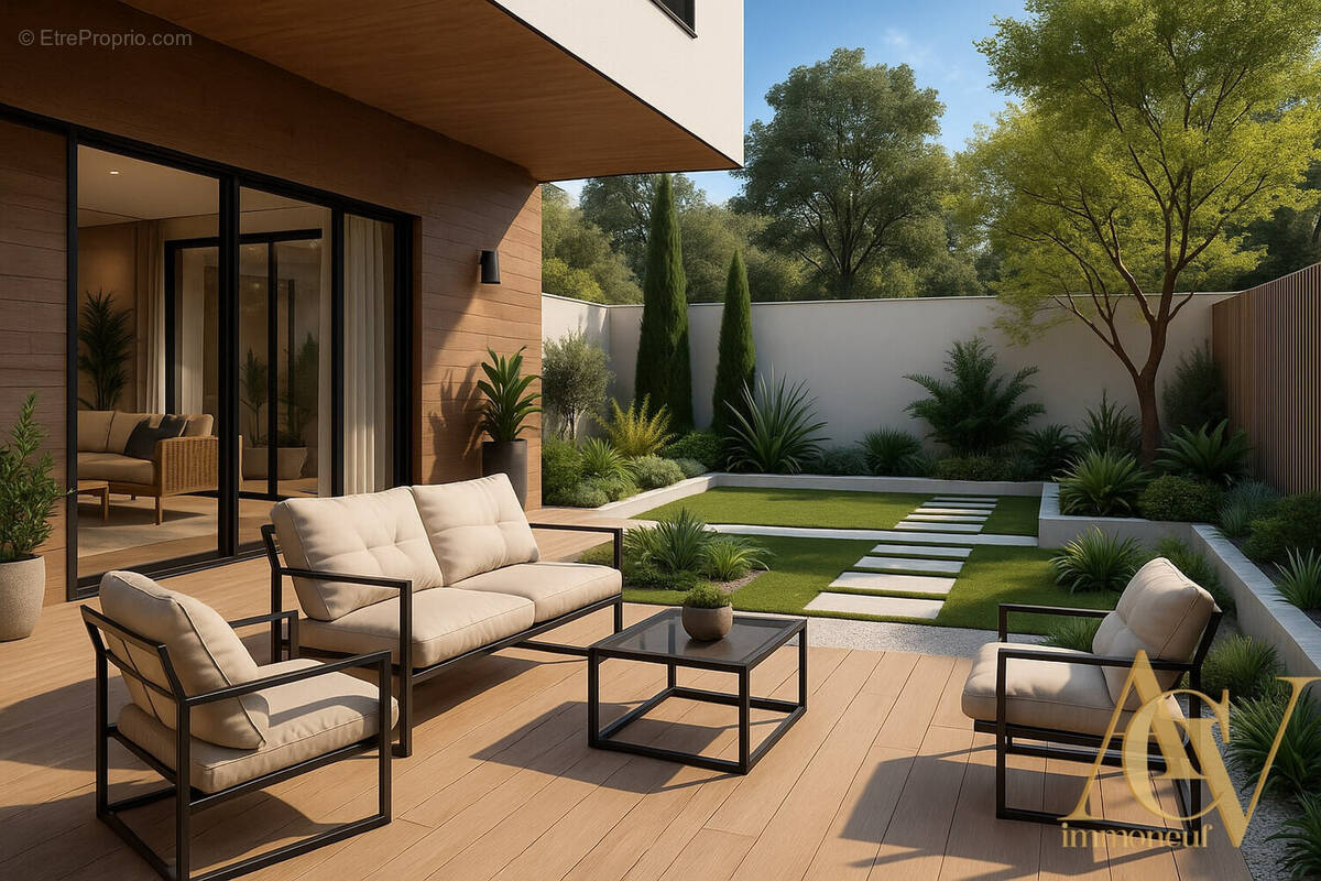 T4 avec jardin proche CV d\&#039;Aix-en-Provence 1 - Appartement à AIX-EN-PROVENCE