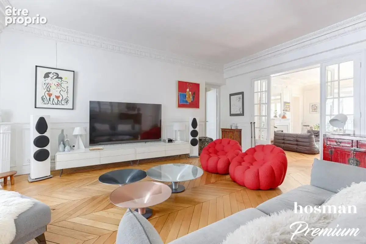 Superbe appartement familial Haussmannien - 6 pièces - 191,5 m² - Paris 16e - photo 2