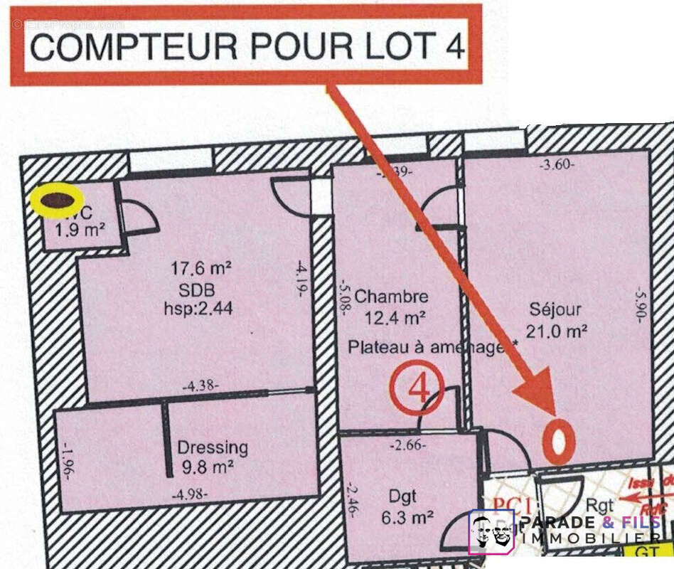 Appartement 68 m² à Malzeville  - photo 5
