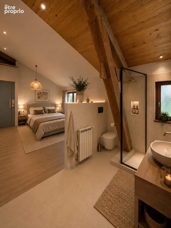 Maison indépendante 155 m2 à Romans-sur-Isère   4 chambres, terrain 903 m2, ascenseur et fort potentiel - photo 10