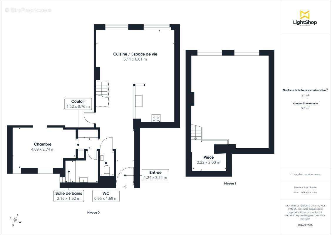 Appartement à LYON-1E